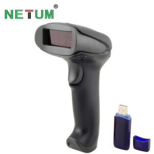 NT-2028 Portable Long Distance Cordless Barcode Scanner Handheld 1D for Supermarket Low Cost Barcode Scanner